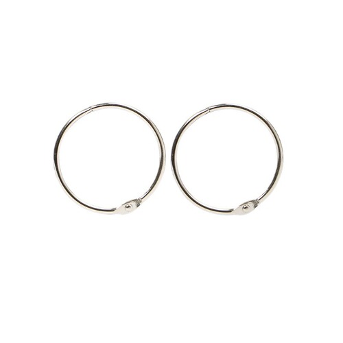 Manufacturer cross-border metal open ring iron book ring photo album card ring desk calendar card ring binding ring book ring wholesale