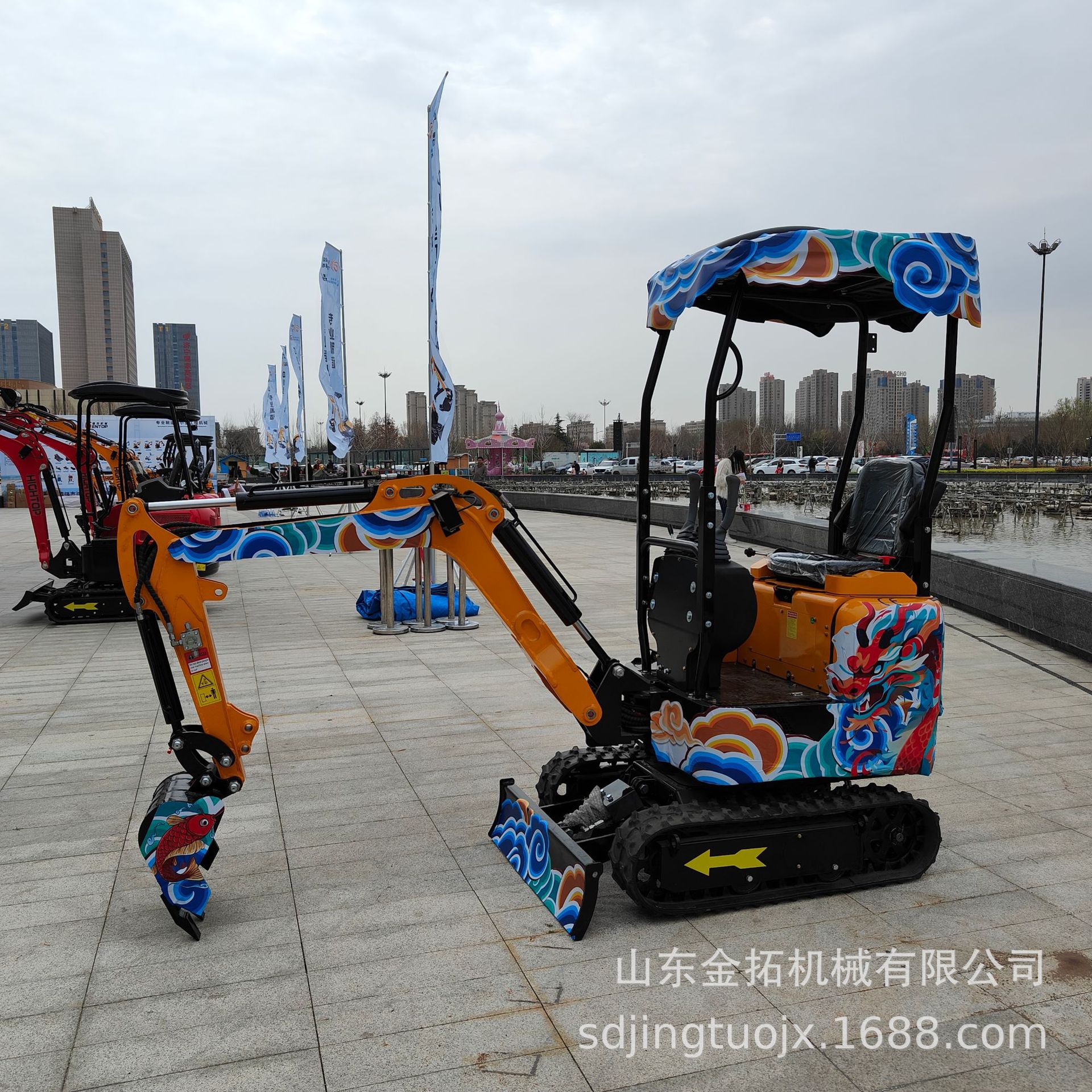 新款小型履带式挖掘机 10型农用小沟机 CE认证出口迷你微型挖掘机