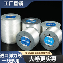 圆绳弹力线 透明水晶弹力线佛珠松紧线弹性好耐磨串珠线