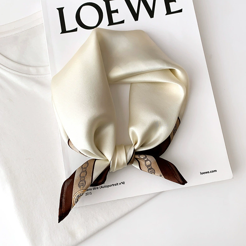 Шелковая весна модный носовой платок шарф