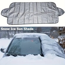 J 89725 Polyester silver car sun shade ������T�y��܇��ꖓ�