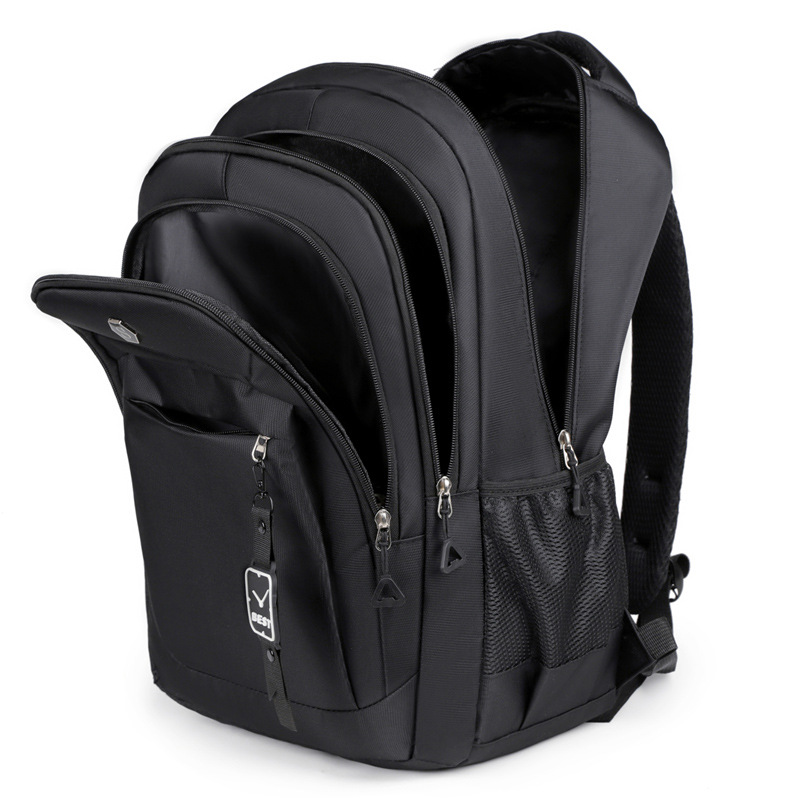 Mochila de gran capacidad Bolso multicompartimento para hombre Mochila deportiva Bolso de computadora para estudiantes universitarios Bolso de viaje con barra de tracción colgante