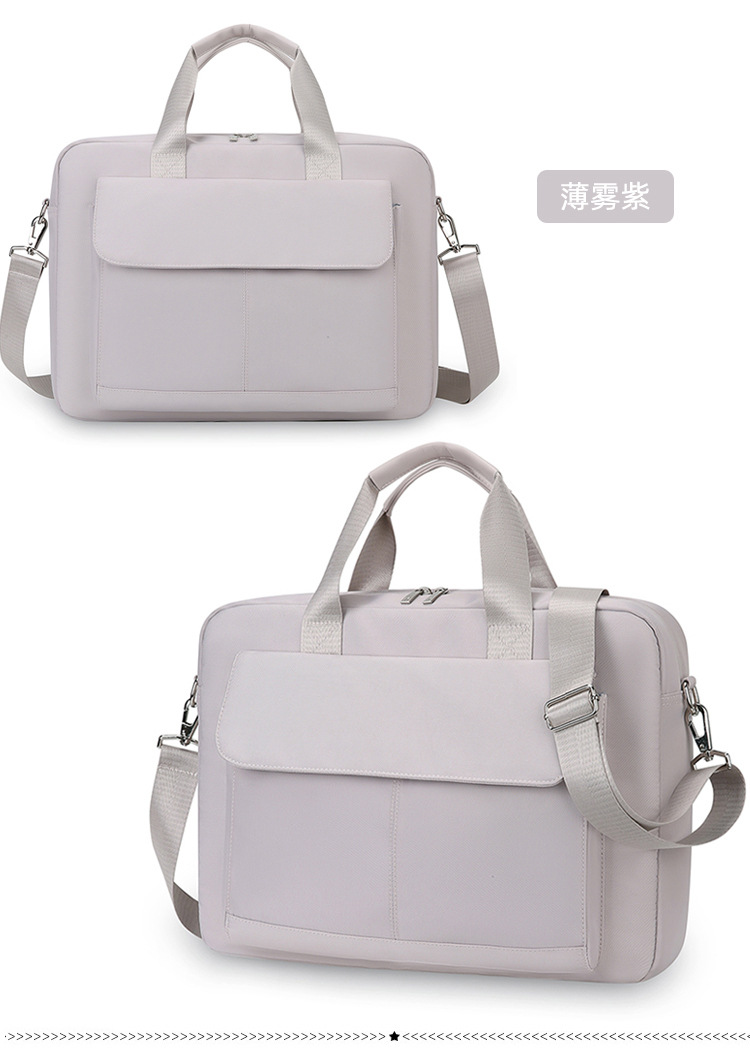 Bolsa de computadora portátil transfronteriza 15.6 pulgadas bolso de computadora de gran capacidad bolso de impresión de logotipo de negocios para hombres y mujeres
