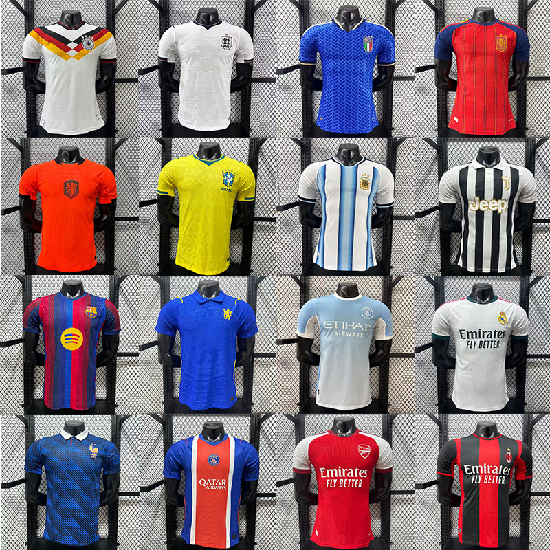 2627 World Cup Barcelona Real Madrid Chelsea Manchester City Norway Argentina Brazil Portugal France national team jerseys