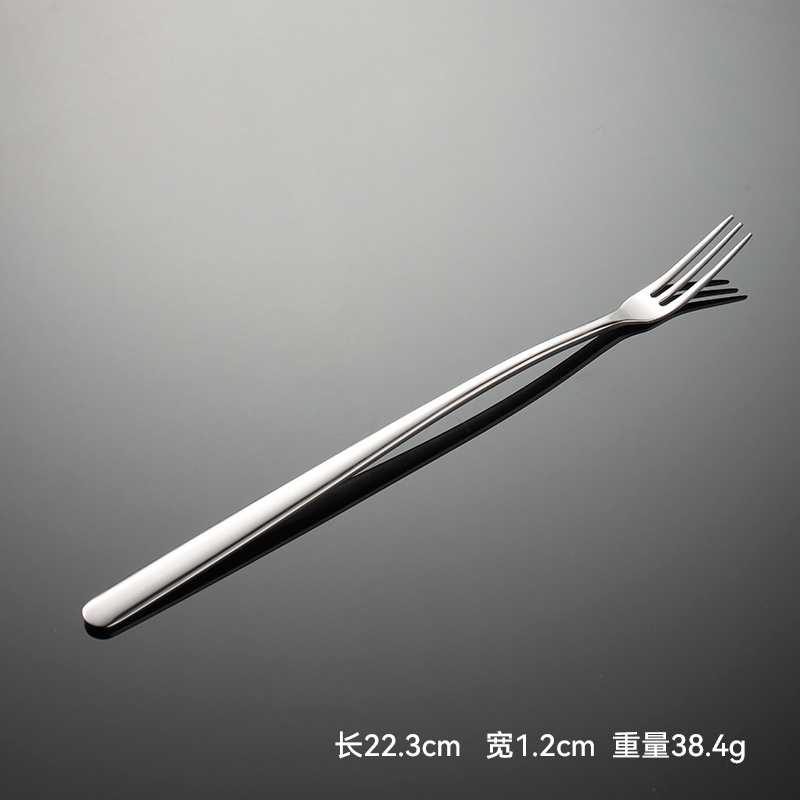 エーン304ステンレスナイフとフォークのスプーンの食器は重厚で優雅です。|undefined