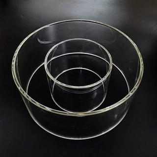 厂家供应高硼硅玻璃管化工管道法兰视盅视镜视筒管式炉高硼硅玻璃