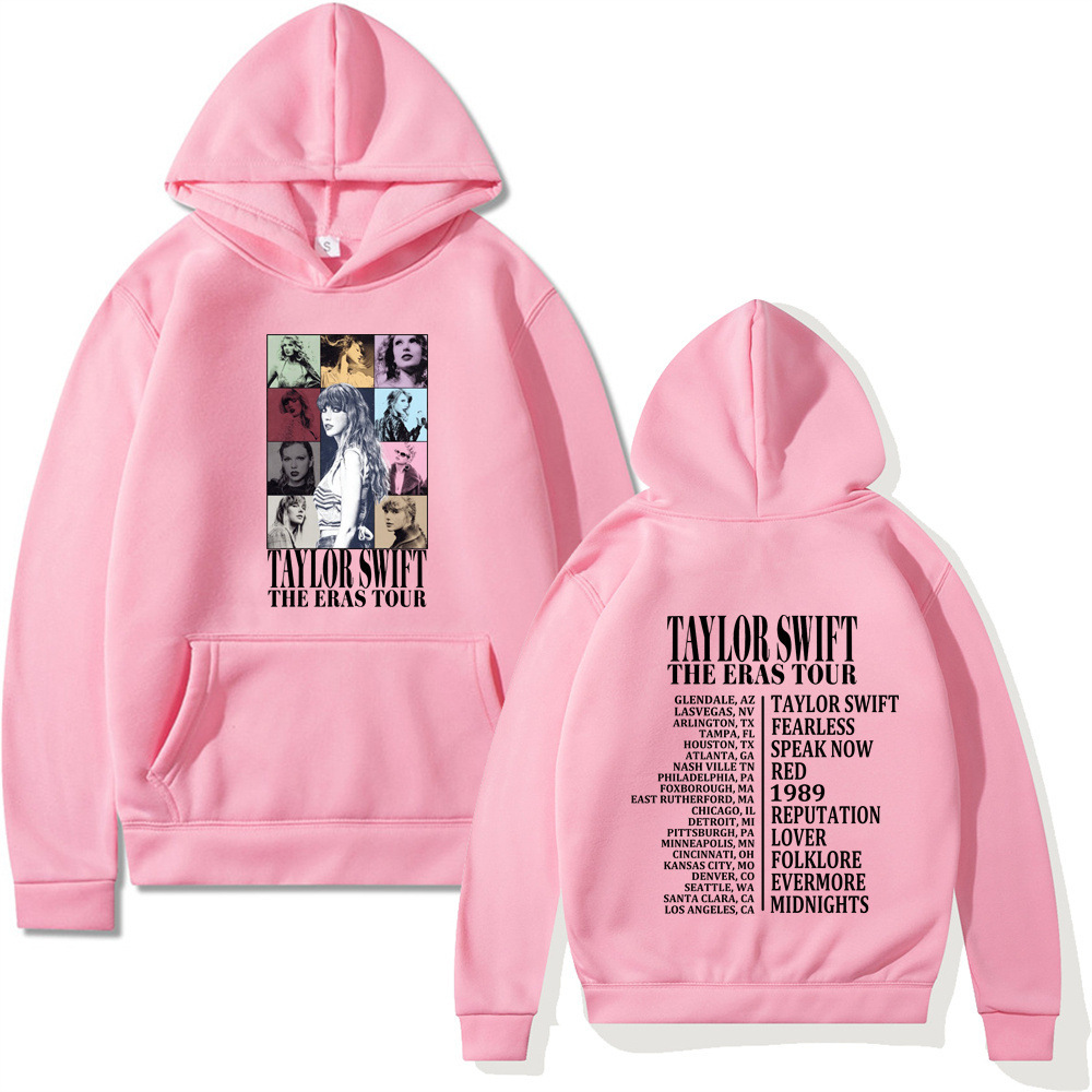 Cross-border foreign trade autumn and winter New American high street Kanye men's and women's same spoof character graffiti letter hooded sweater
