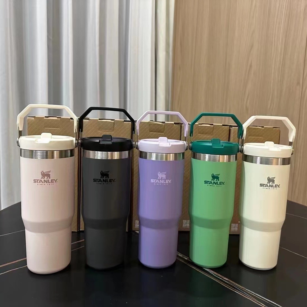 스탠리텀블러 손잡이텀블러 크로스 보더 스탠리 스탠리 보온병 컵 304 스테인레스 스틸 아마존 대외 무역 이미지 5