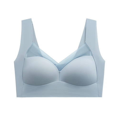 Body Shaping Bralette Backless One-Piece Underwire-Free Seamless Cupless Anti-Sag Sleeping Bra for Women