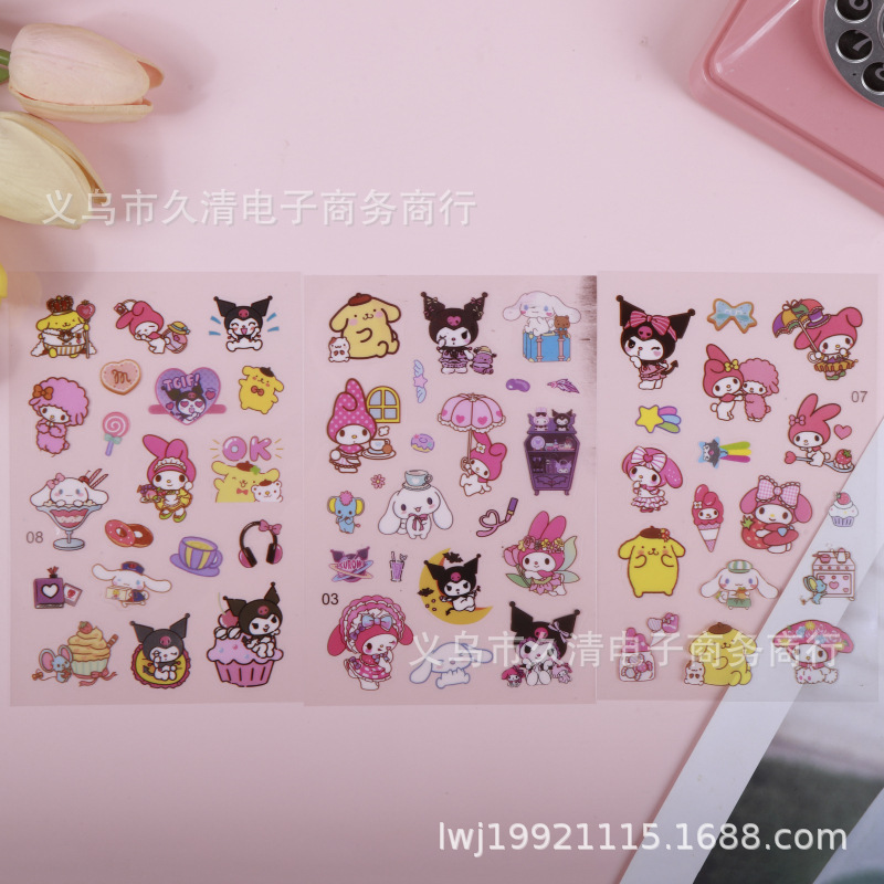 SZ / 355 FISHINO 3 40 en caja pegatinas de cuenta de mano ZEMUJIA lindas y transparentes chicas pegatinas de cuenta de mano