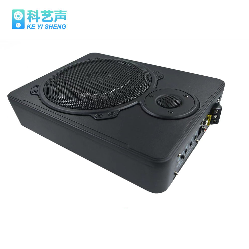 Car Subwoofer, Ultra-Thin Car Audio System, 10inch Heavy Bass Speakers, 12V Heavy Bass Car Modification Audio System