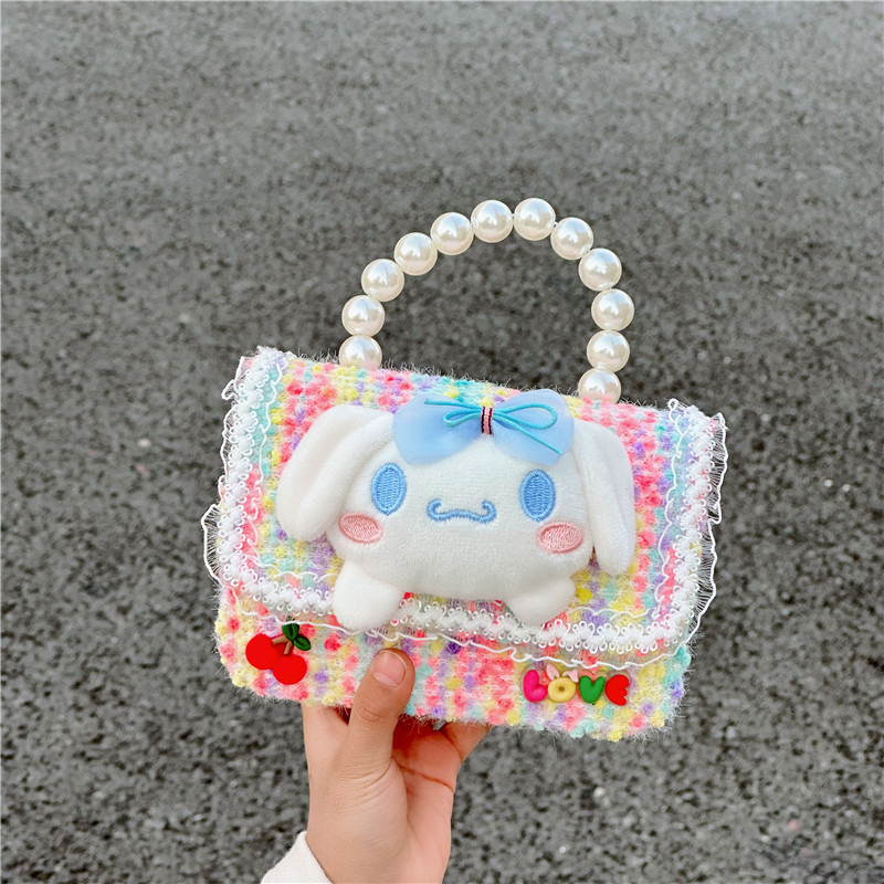 Bolso DE LOS NIÑOS 2024 nuevas Chicas lindas bolsa de mensajero princesa occidental accesorios bolsa Chanel estilo perla cadena bolsa