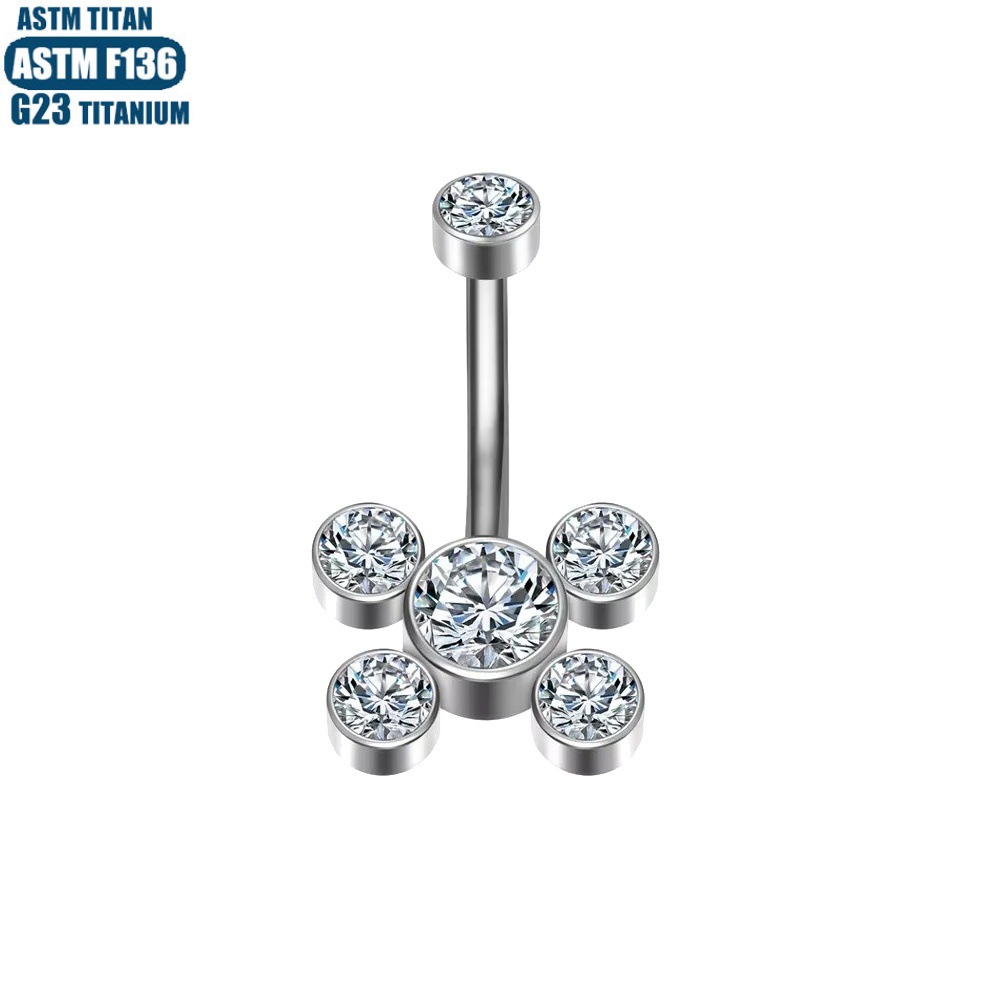 Silver pointed spike labret stud material detail
