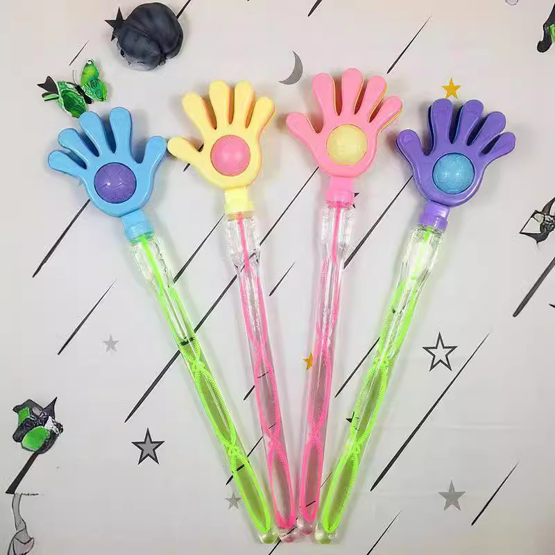 Palo de agua de burbujas para niños 2024 nuevo gran destello con dibujos animados caracol espada de burbujas juguetes calientes