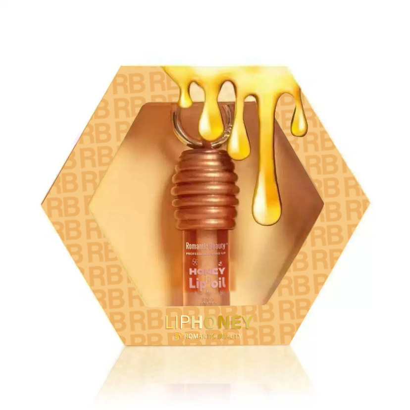 Transfronterizo miel lubricante labial procesamiento OEM personalizado balm labial hidratante labial miel llavero labial personalizado image 6