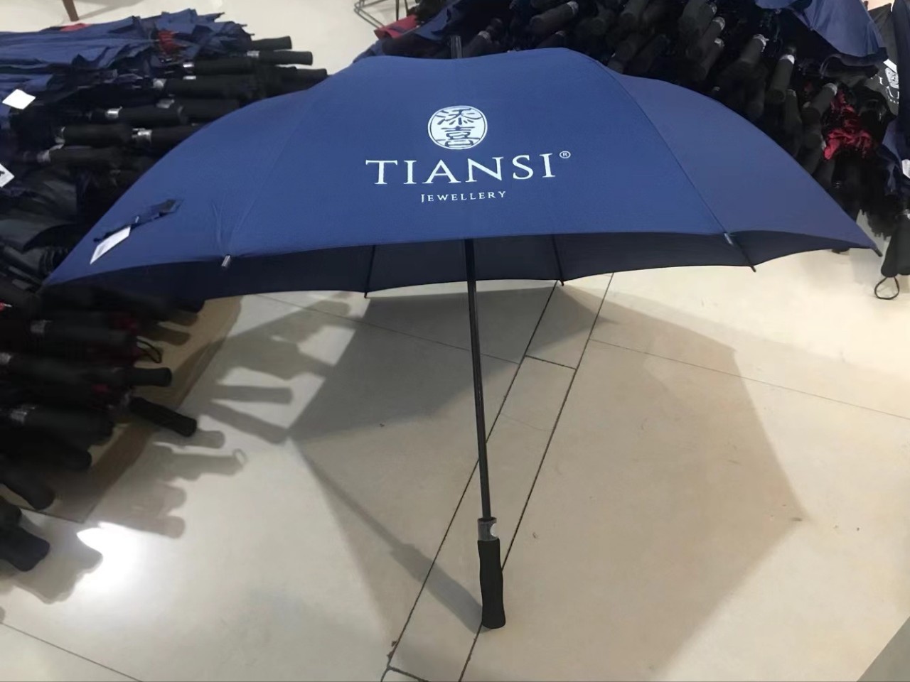 印logo27寸全纤维高尔夫地产银行政府酒店广告伞商务促销礼品雨伞