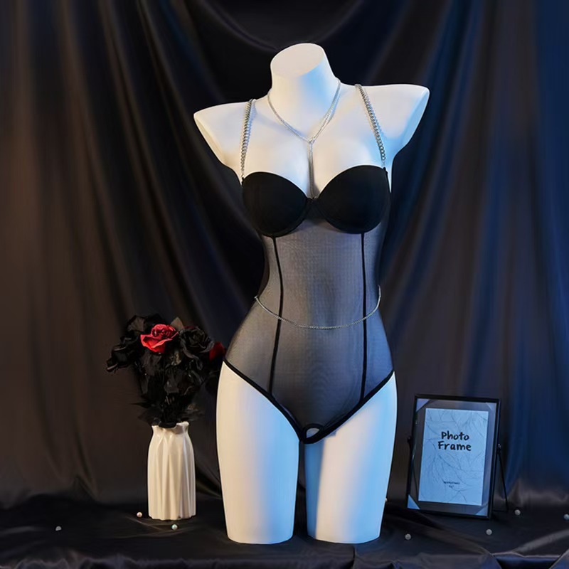 Sexy Pajamas, Pure Lust Couple, Fun Intimates, Women's Jumpsuit, Sexy Qqny Uniform, New Style, No Need to Take Off, Temptation