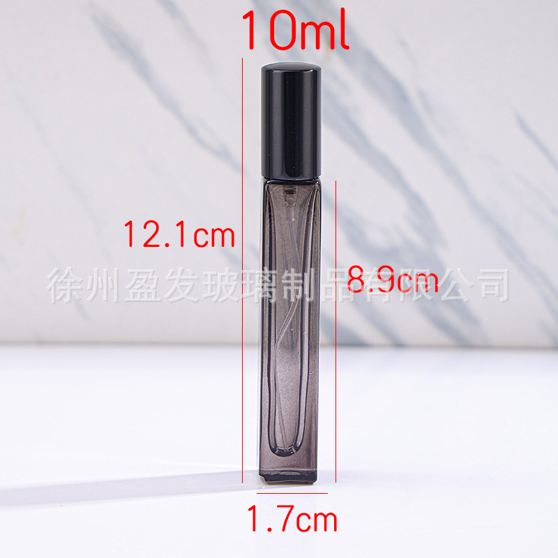 F018 - botella de fragancia portátil de alta calidad 5ml botella de pulverización de muestra pequeña botella vacía de vidrio de alta calidad 10ml pulverizador