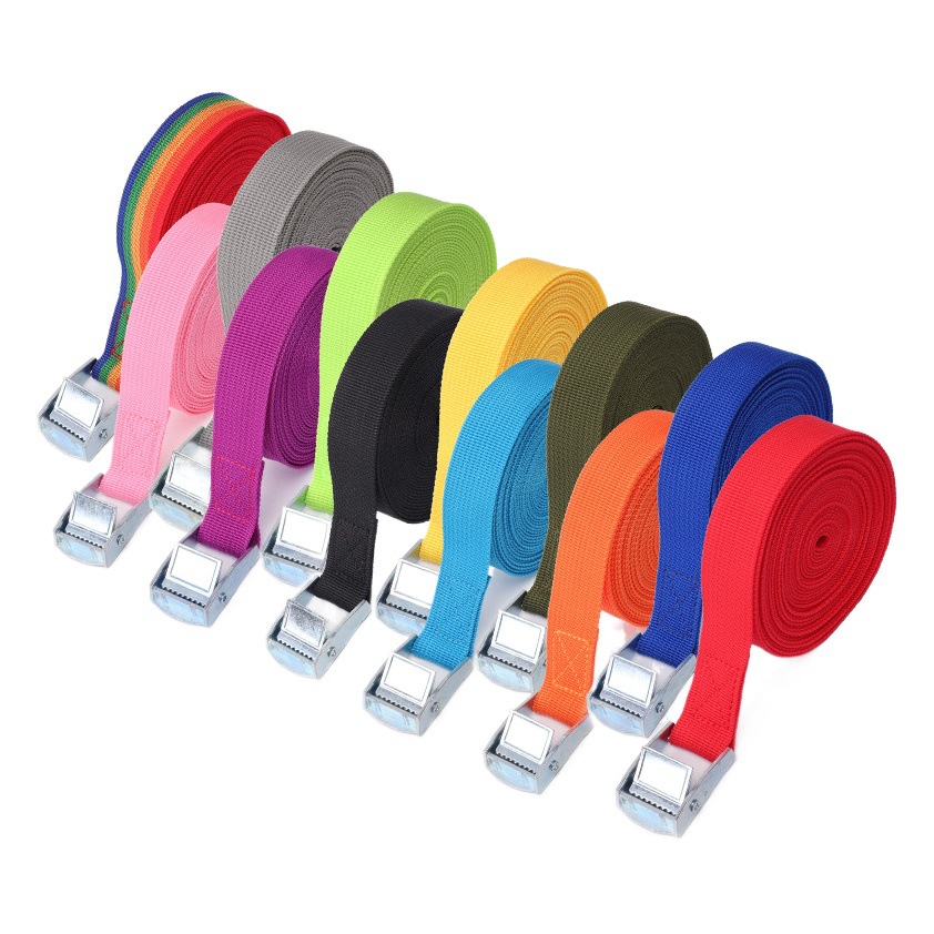 2,5 CM peso del coche que aprieta la correa de aleación de zinc hebilla de fijación cinturón colmena cinturón de encuadernación de carga