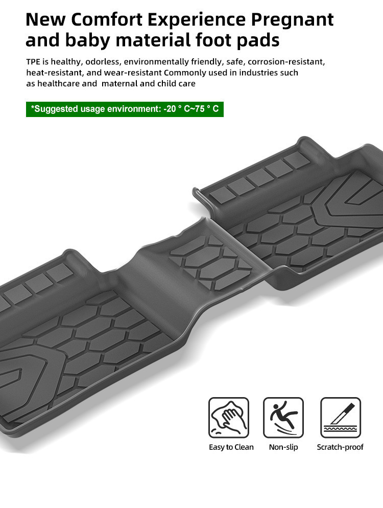 Suitable for 15-25 Models of Lada Vesta Sw Cross Car Floor Mats Tpe Trunk Mat Cross-Border