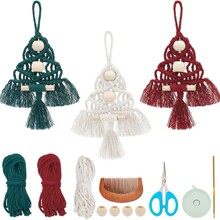 DIY Macrame Christmas Gnomes Santa Claus K�}�Q����ϰ���ҕ�l