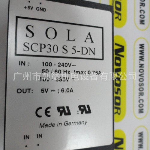 SOLA电源SCP30S5-DN 100-240V 50/60HZ现货
