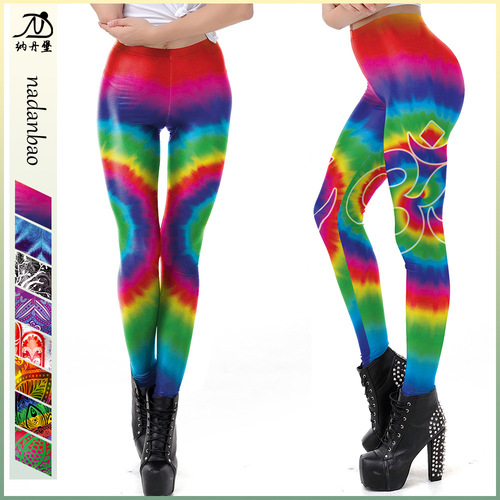 Amazon best-selling 3D digital printing sports buttock-lifting comfortable ankle yoga leggings dropshipping one piece