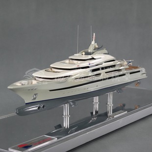 60cm Ferretti Yacht Model Gift Batch Customized Club Yacht Brand Ship Model Haiyifang Factory