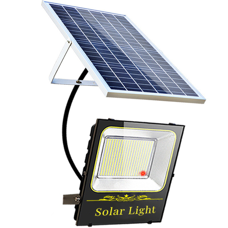 Lámpara de jardín al aire libre solar led nueva lámpara de calle rural hogar iluminación interior Luz de inundación uno para dos lámpara Super brillante