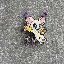 素馨跨境热卖精美首饰奇幻猫造型按扣胸针饰品批发