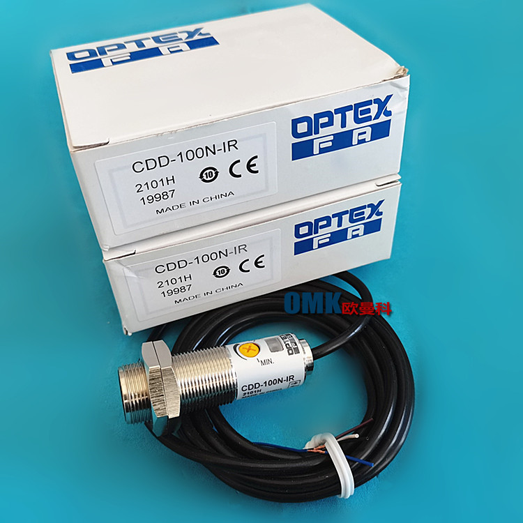奥普士光电开关CDD-100N-IR /CDD-100P检测距离1000mm，可见红光