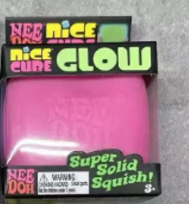 Square night fluorescent version pinch-pink [with logo]