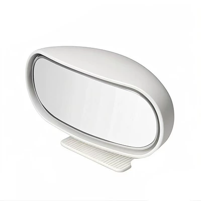 Large field of view rear view auxiliary mirror Mirror, Coach Mirror, Reversing Mirror - white-single-pack