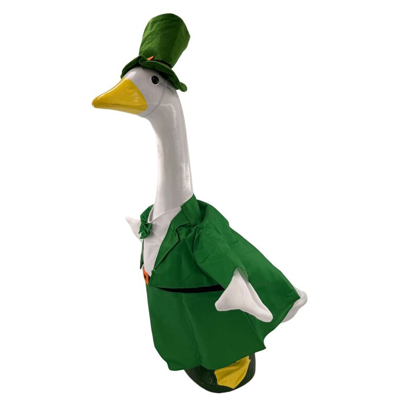 Cross-Border Amazon Big White Goose Dress up Western Cowboy Porch Goose Clothes Handmade