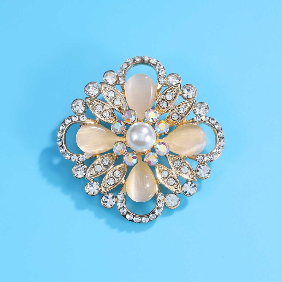 2024 nuevo día de la madre venta caliente broche de ópalo mujer con incrustaciones de diamantes de imitación broche accesorios de ropa joyería image 40