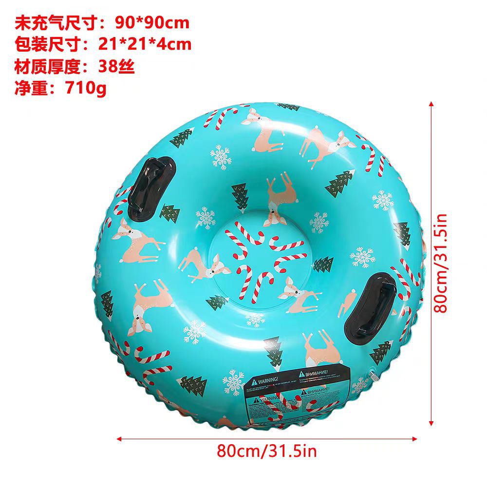 크리스마스 사슴 라운드 스키 링 [팽창 전 92CM]