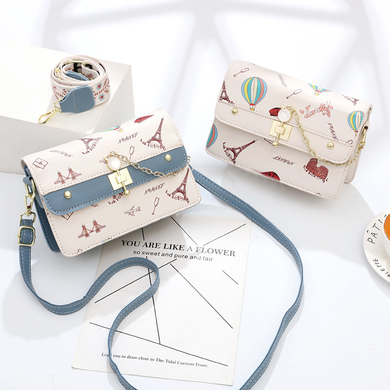 Bolsa de dibujos animados del día de San Valentín, bolsos de moda, bolsos de hombro, bolsos de mochila, bolsos de mujer lindos, bolsos de aire extranjero pequeños