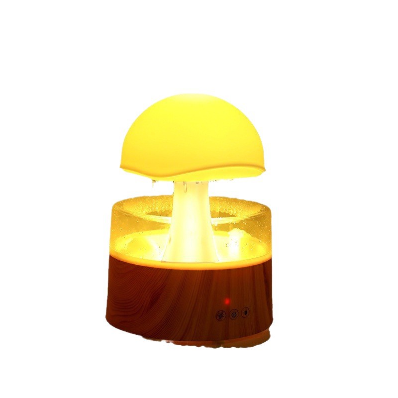 2024 gota de agua máquina de aromaterapia humidificador de lluvia gota de lluvia llama humidificador gota de agua máquina de aromaterapia nube de lluvia máquina de aromaterapia