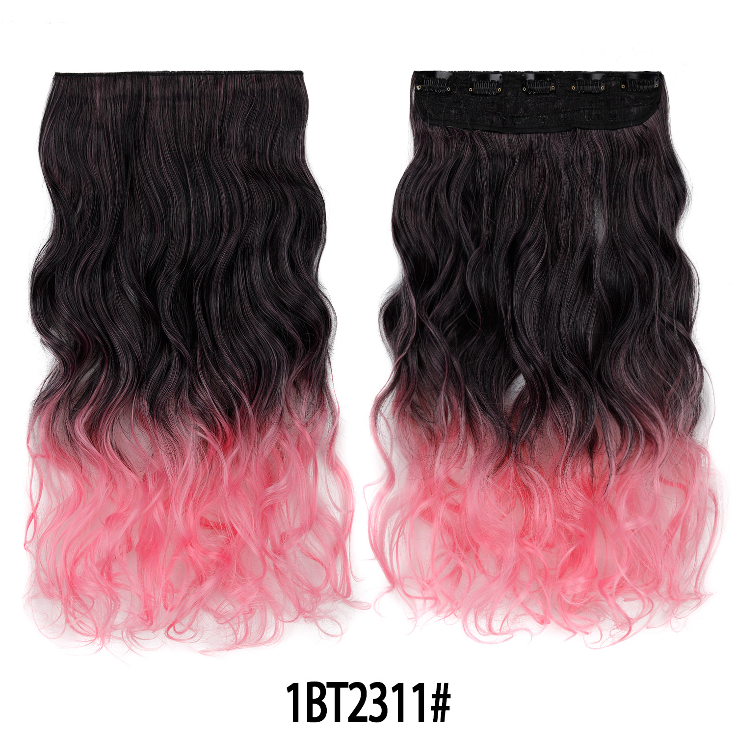 3 Black gradient cherry powder roll