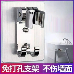 パンチフリーシャワーブラケット、調節可能なシャワーヘッドハンガー、バスルームシャワーアーティファクト、レインシャワーヘッド固定壁ベース