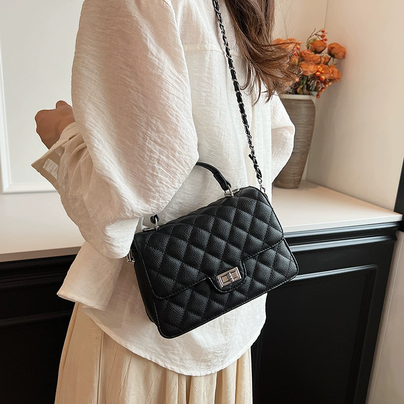 Цепь, сумка через плечо, сумка на одно плечо, переносная подмышка, стиль Chanel, сумка-цепь