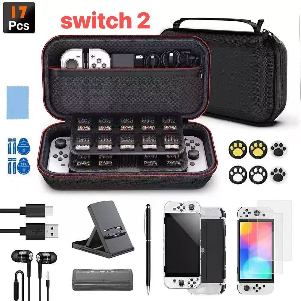 Switch2 Generation Game Console Cosmetics Bag Set Bag Handle Protective Cover Spree Gift Box Storage Box Handbag Accessories