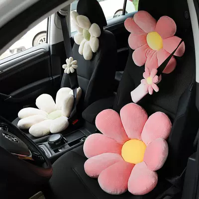 Headrest, New car plush headrest