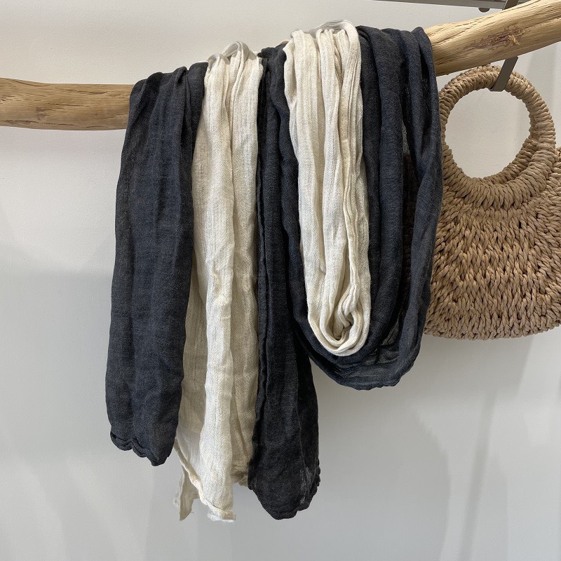 Nouveau châle chaud en coton de grande taille avec protection solaire haut de gamme et écharpe en lin polyvalente pour femmes_voghion.com