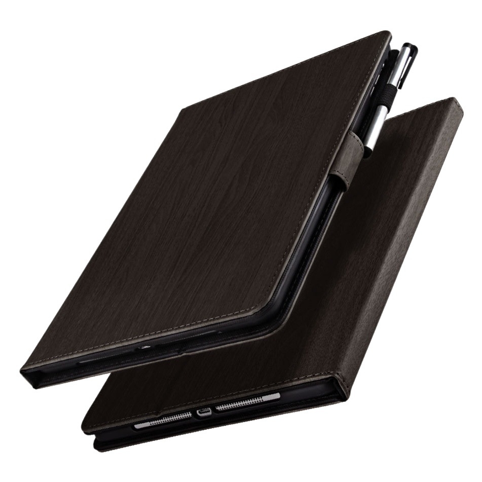 Aplicable ipad10 grano de madera funda protectora pro11/air4 caso de cuero con la caja de la pluma 10,2 de silicona resistente a la caída de la tableta caso