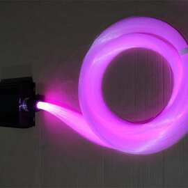 45W RGB光纤小包装网红光纤灯套装厂家直销KTV清吧婚礼现场装饰灯