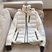 2025新款鹅绒服  收腰短款 修身显瘦连帽羽绒服 女批发H16BY95110