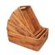 Vietnam rattan hand-woven storage basket square storage basket living room bedroom desktop clothes sundries organizing storage