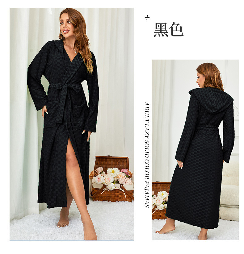 Albornoz algodón hombres y mujeres largo primavera y otoño natación absorbente camisón de secado rápido engrosada toalla con capucha pareja mañana bata de baño