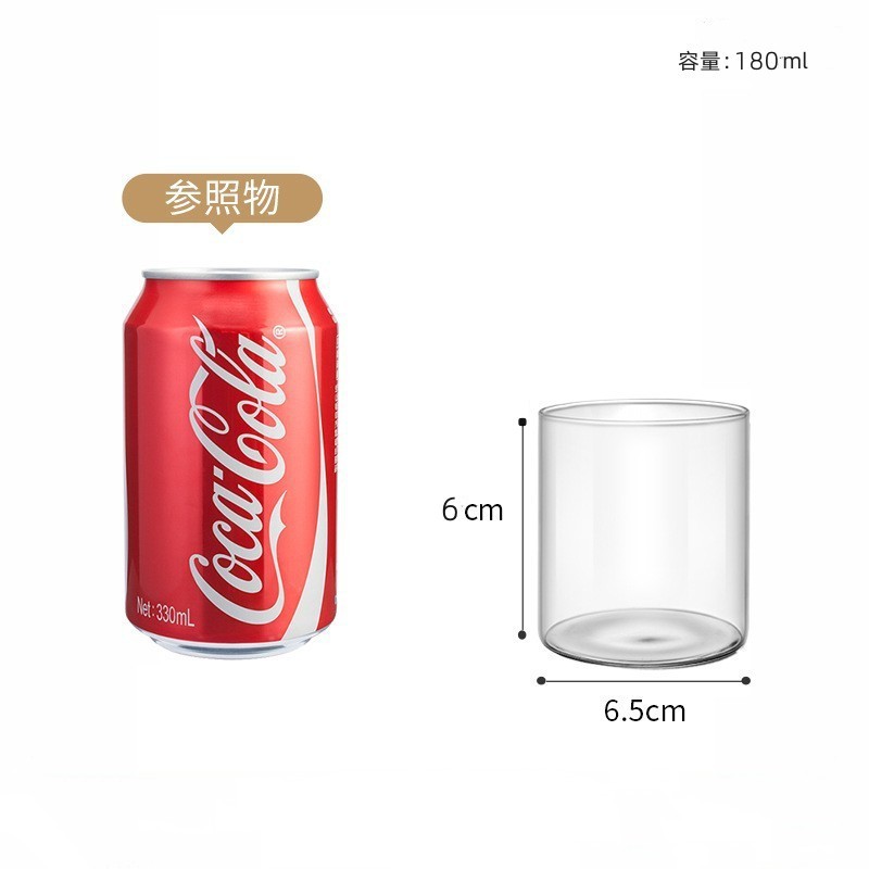 Transparente; 6.5*6cm180ml (160 pcs en una caja)